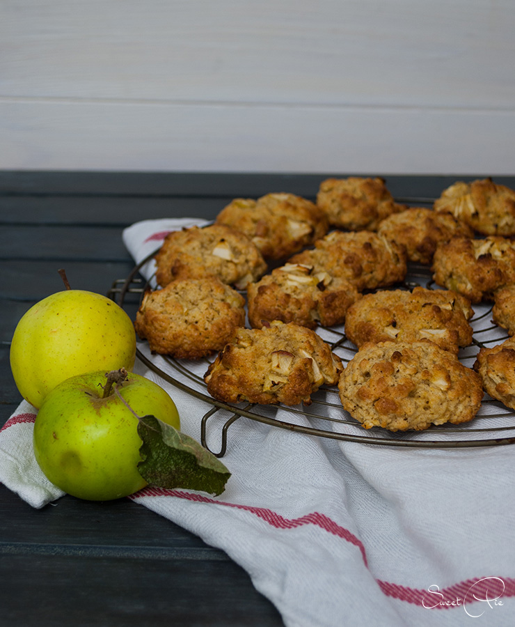 Apfel Haferflocken Cookies - Möhreneck