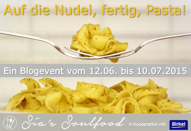 Sia´s Soulfood Pasta Blogevent Event Banner