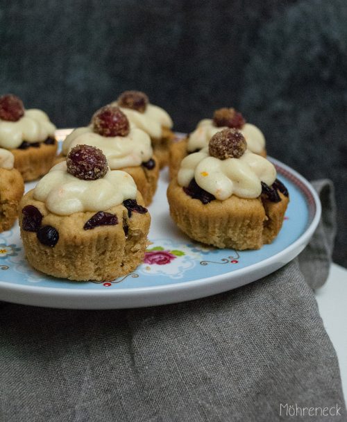 Cranberry-Orangen-Cupcakes