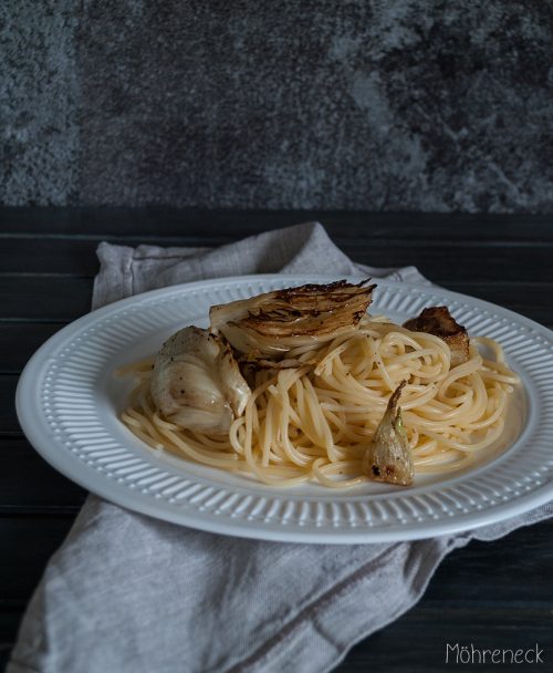 Pasta mit gebratenem Fenchel