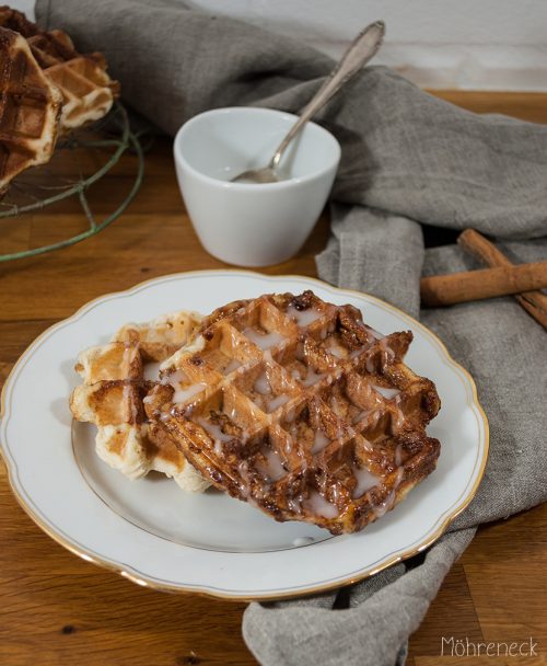 Zimtschnecken-Waffeln