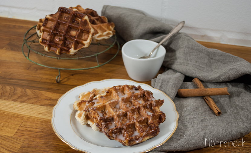 Zimtschnecken-Waffeln