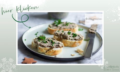 Festliche-Walnuss-Champignon-Pâté von feines gemüse