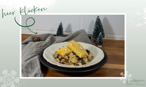 Rosmarin-Polenta mit Wirsing-Pilzen