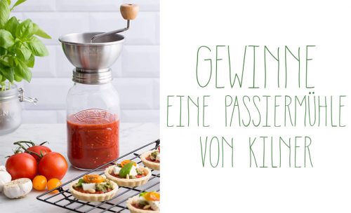 Gewinne eine Passiermühle von Kilner aus dem Kartoffelwerkstatt-Shop