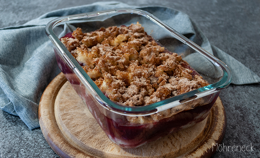 Milchreis-Auflauf mit Kirschpudding - Möhreneck