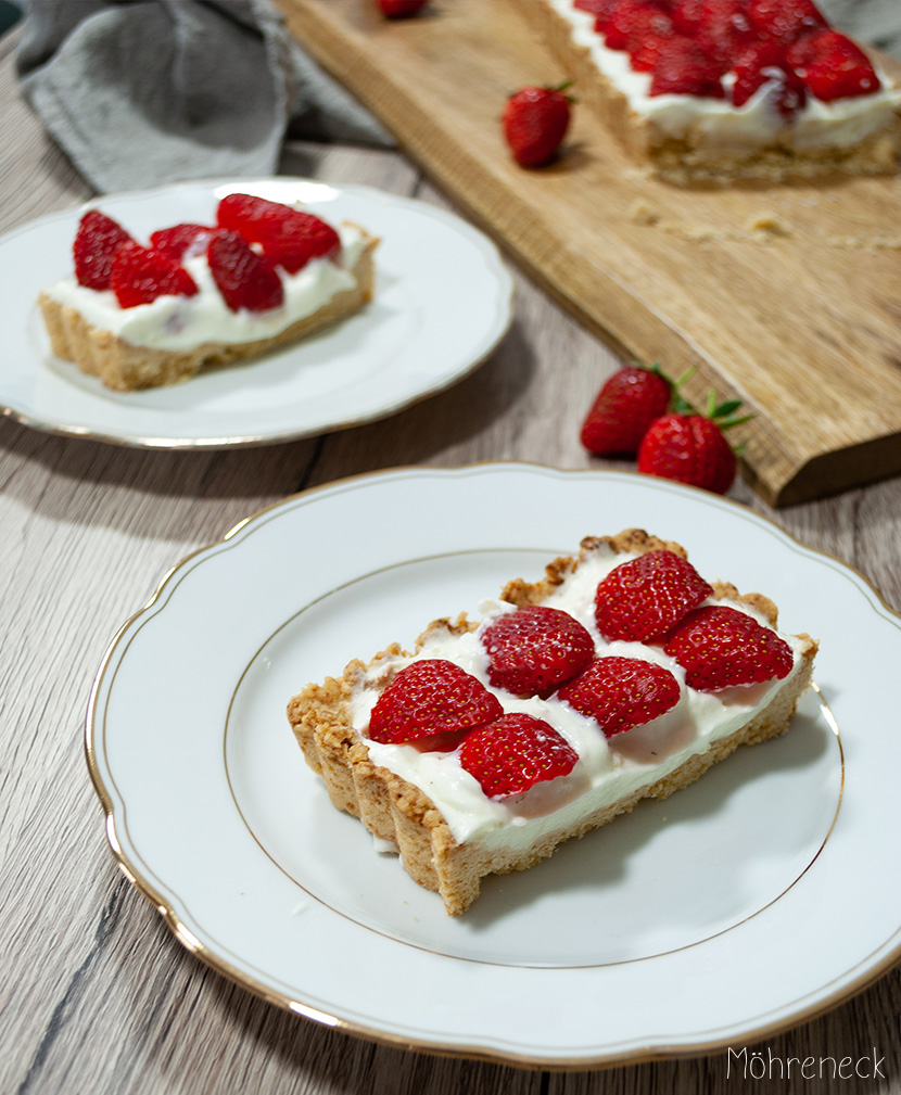 Erdbeer-Vanille-Tarte