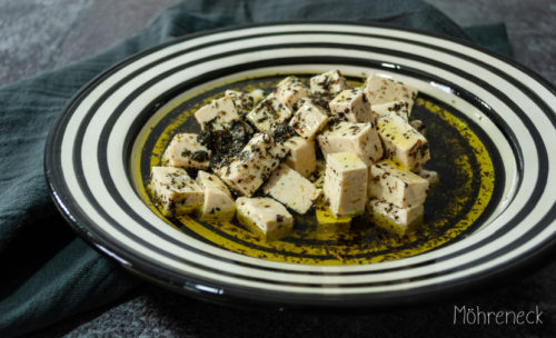 Tofu in Kräutermarinade
