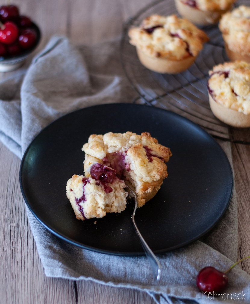 Kirsch-Streusel-Muffins - Möhreneck