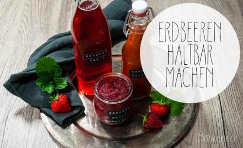 erdbeeren haltbar machen