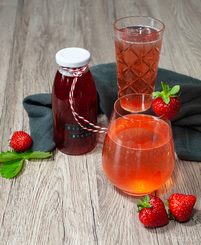 Erdbeeren haltbar machen: Erdbeersirup