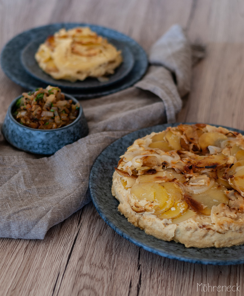 Tortilla mit Zwiebelsalsa