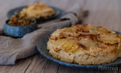 Tortilla mit Zwiebelsalsa