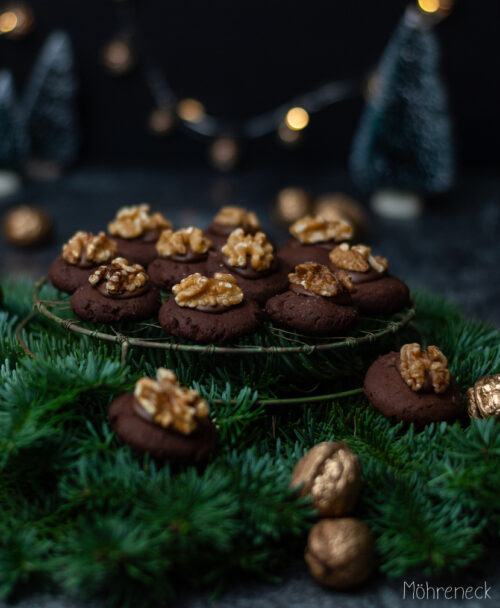 Walnuss-Nougat-Plätzchen
