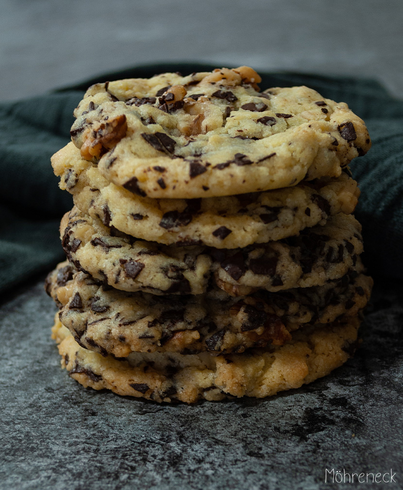 Chocolate-Chip-Cookies mit Walnüssen