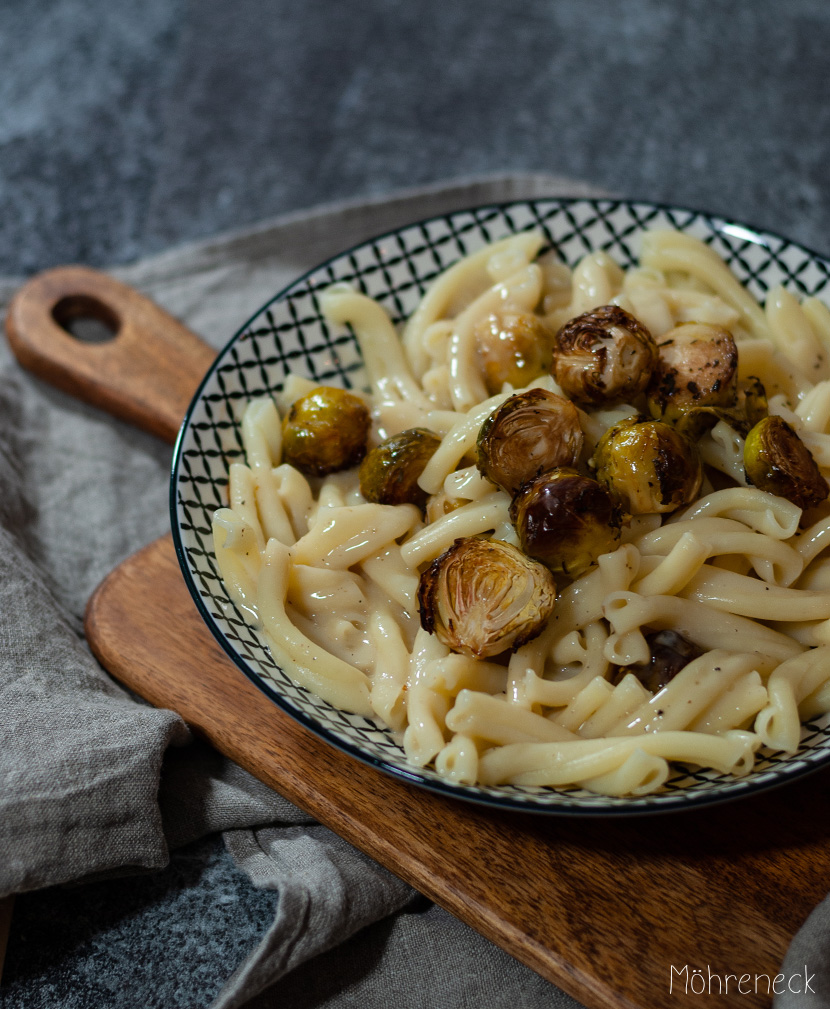 Knoblauch-Weißwein-Pasta