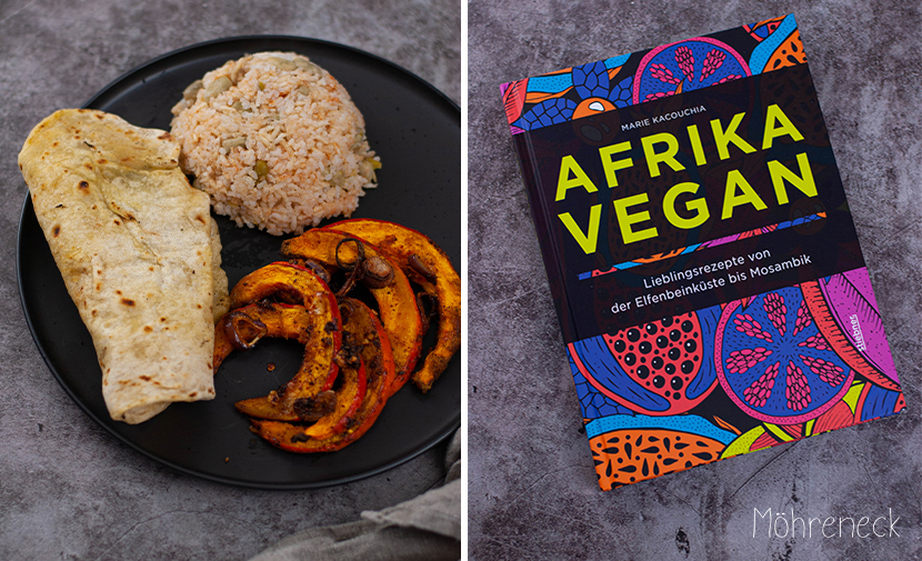 Harissa-Kürbis Buchvorstellung Afrika vegan