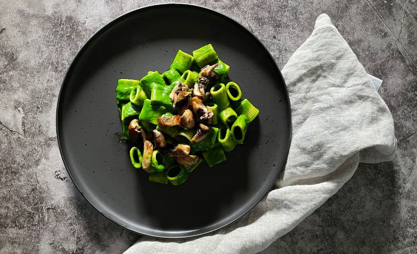 Pasta mit cremiger Spinatsauce