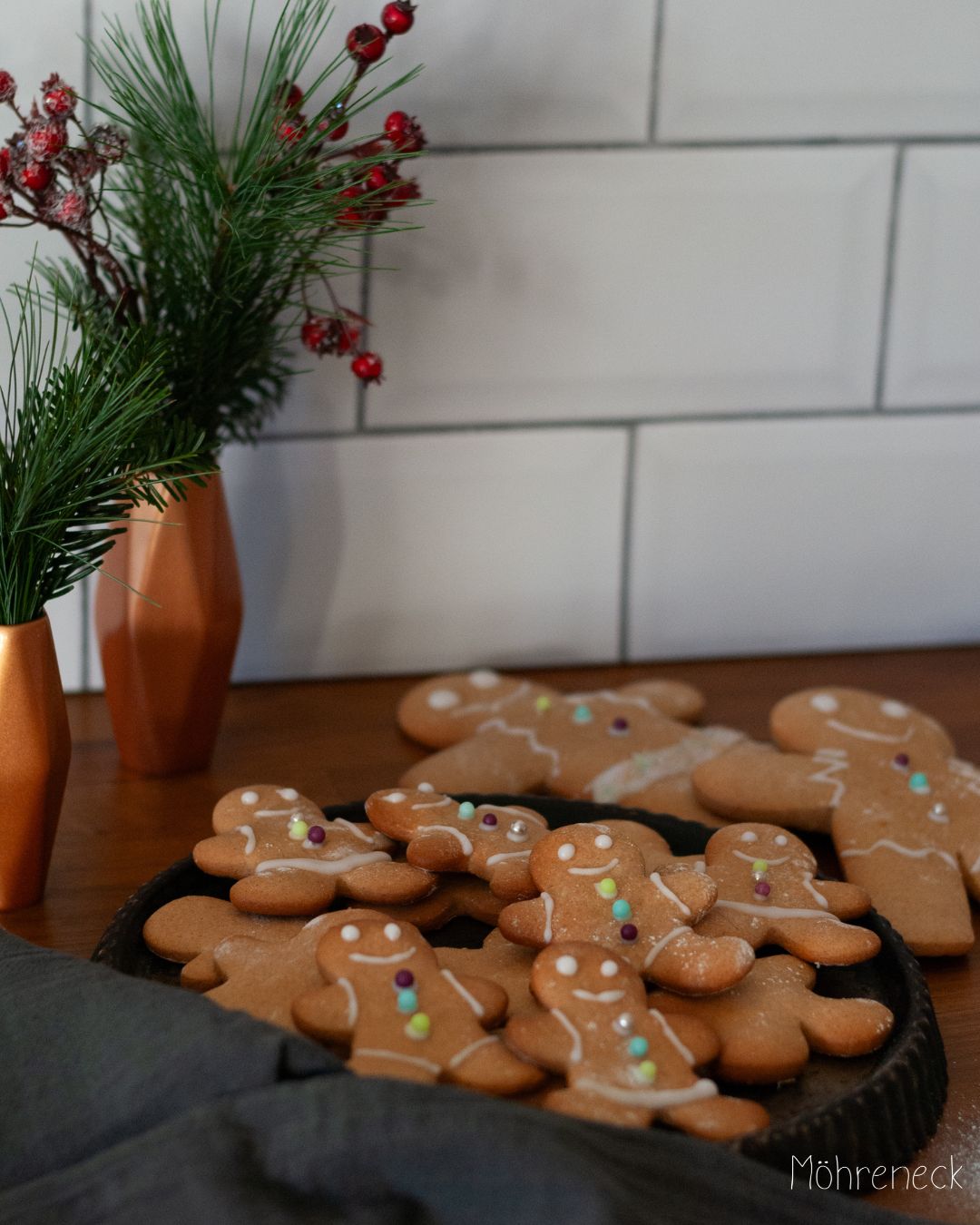 vegane Lebkuchen-Plätzchen