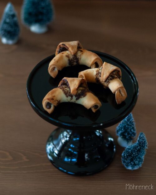 Marzipan-Mohn-Hörnchen